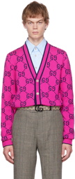 Gucci Pink GG Cardigan