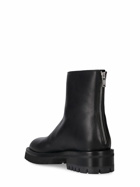 ANN DEMEULEMEESTER - Drees Leather Ankle Boots