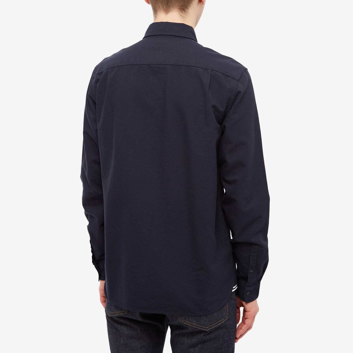 Fred Perry Casual Striped Navy Blue Oxford Shirt main image 0