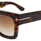 Tom Ford Sunglasses Women's Fausto Sunglasses in Dark Havana/Gradient Brown