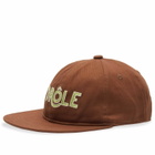 Drôle de Monsieur Men's Drole Logo Cap in Chocolate 