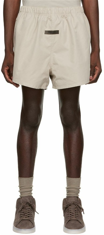 Photo: Essentials Gray Cotton Shorts