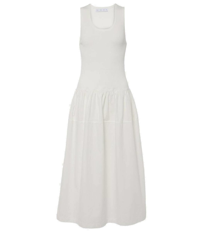 Photo: Proenza Schouler Malia cotton poplin midi dress