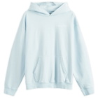 Sporty & Rich Men's Eat More Veggies Hoodie in Baby Blue/White
