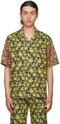 Paul Smith Black Rizo Floral Short Sleeve Shirt