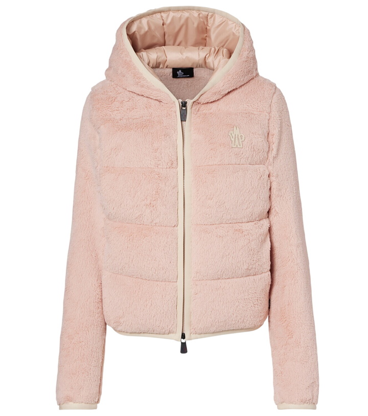 Photo: Moncler Grenoble Down-paneled zip-up hoodie