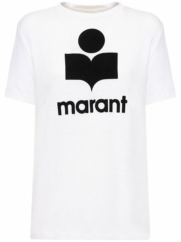 Photo: MARANT ETOILE Zewel Printed Linen T-shirt
