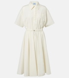 Prada Cotton-blend polo dress