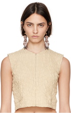 Tory Burch Gold & Brown Octopus Earrings