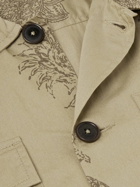 Universal Works - Printed Cotton-Twill Shirt Jacket - Neutrals