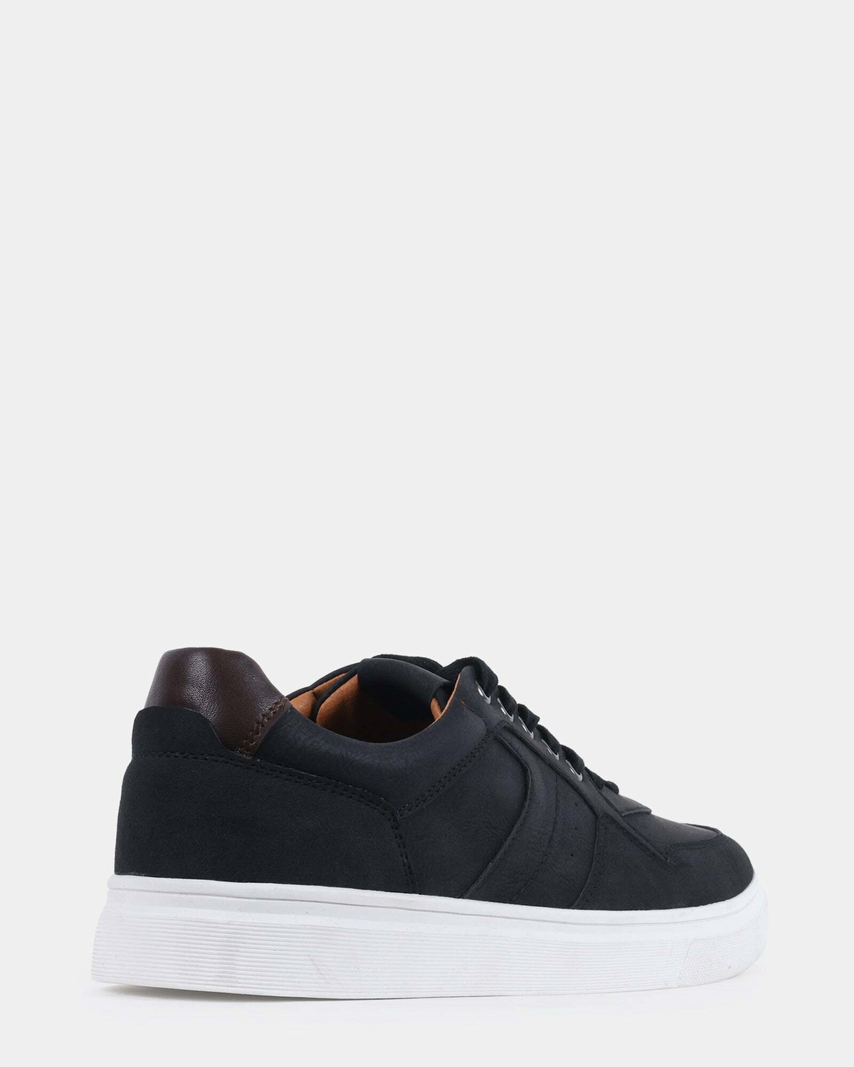 Steve Madden Scenario Sneakers in Black Nubuck