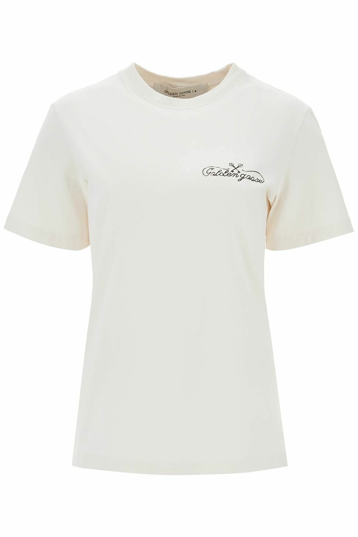 Golden Goose Deluxe Brand - Man - Optic White Black - T-shirt