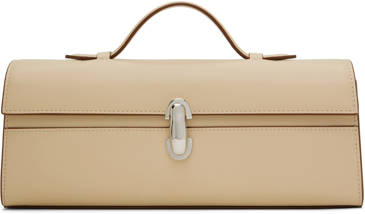 【美品】SLIM SYMMETRY POCHETTE ベージュ Savette Beige Slim Symmetry Pochette Bag Savette