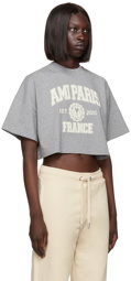AMI Alexandre Mattiussi Gray 'Ami Paris France' T-Shirt
