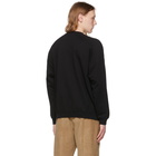 AURALEE Black Super Soft Big Sweatshirt