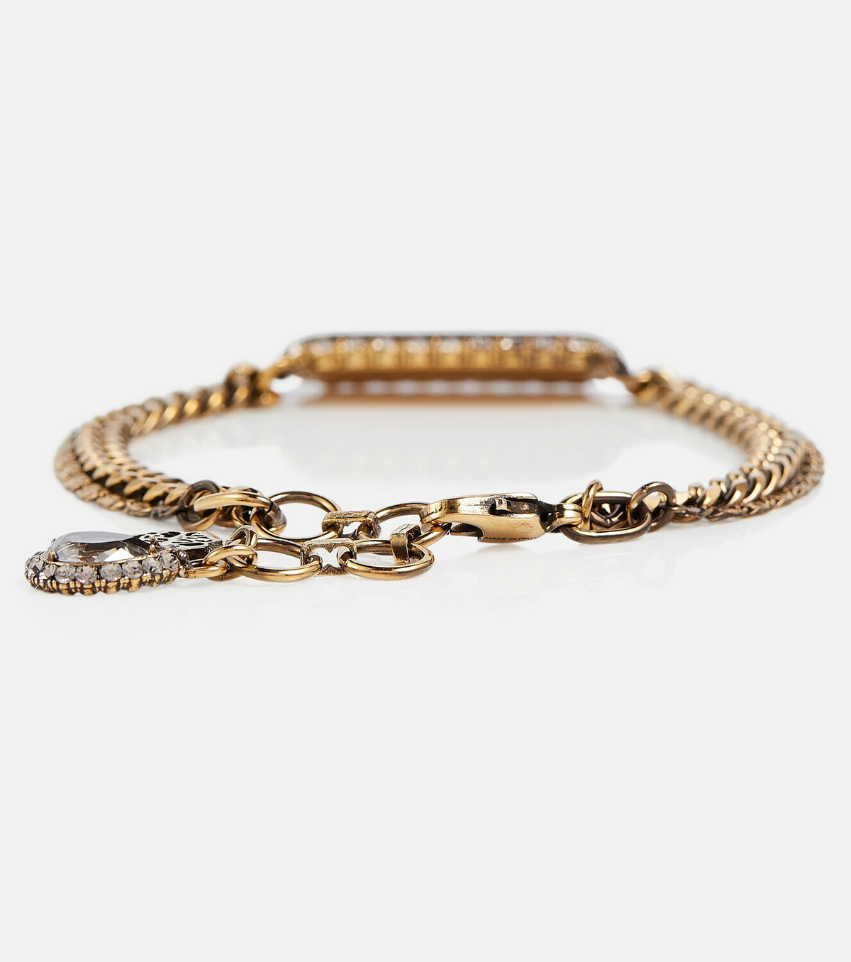 Alexander McQueen Graffiti chain bracelet
