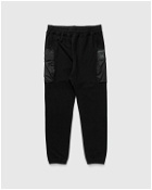 C.P. Company Stretch Fleece Mixed Sweatpants   Cargo Pant Black - Mens - Sweatpants