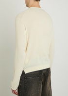 Our Legacy Rib-knit Cotton Henley top Ivory