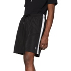 Marcelo Burlon County of Milan Black and Silver Muhammad Ali Edition Swim Shorts