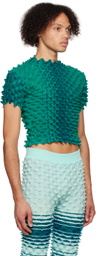 Chet Lo SSENSE Exclusive Green Secura Turtleneck