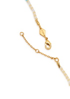 Anni LU Capri Beaded 18kt Gold-plated Necklace - Multicoloured - One Size