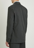 Our Legacy Unconstructed Ceremony Pinstriped Woven Blazer Stripe