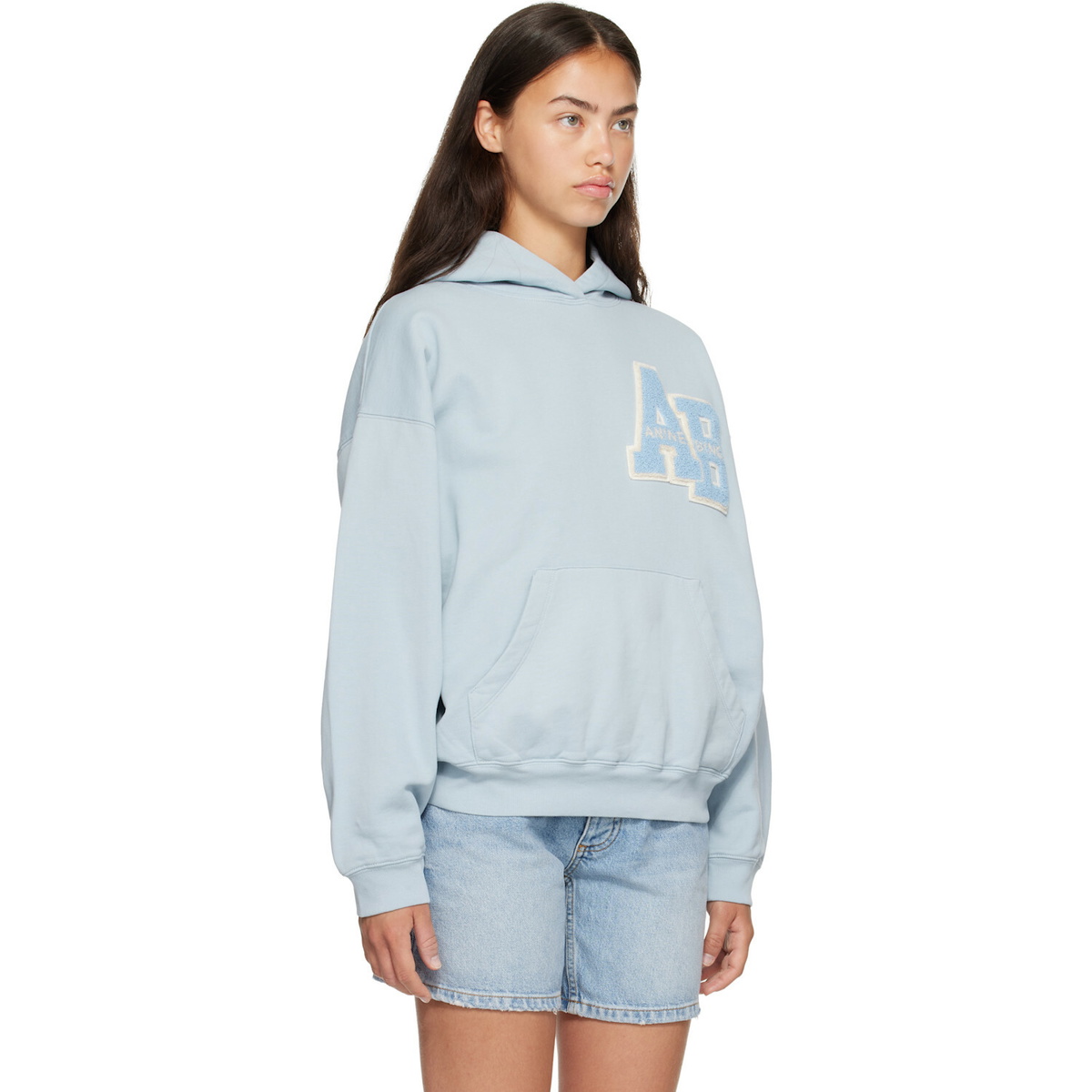 ANINE BING Blue Harvey Hoodie