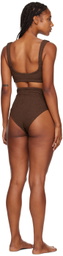 Hunza G Brown Patricia Nile Bikini