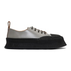 Jil Sander Grey Vulcanized Sneakers