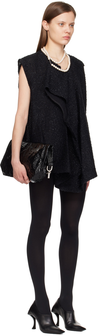 Junya Watanabe Black Asymmetric Minidress