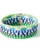 ROXANNE ASSOULIN - Chill Set of Six Enamel Bracelets