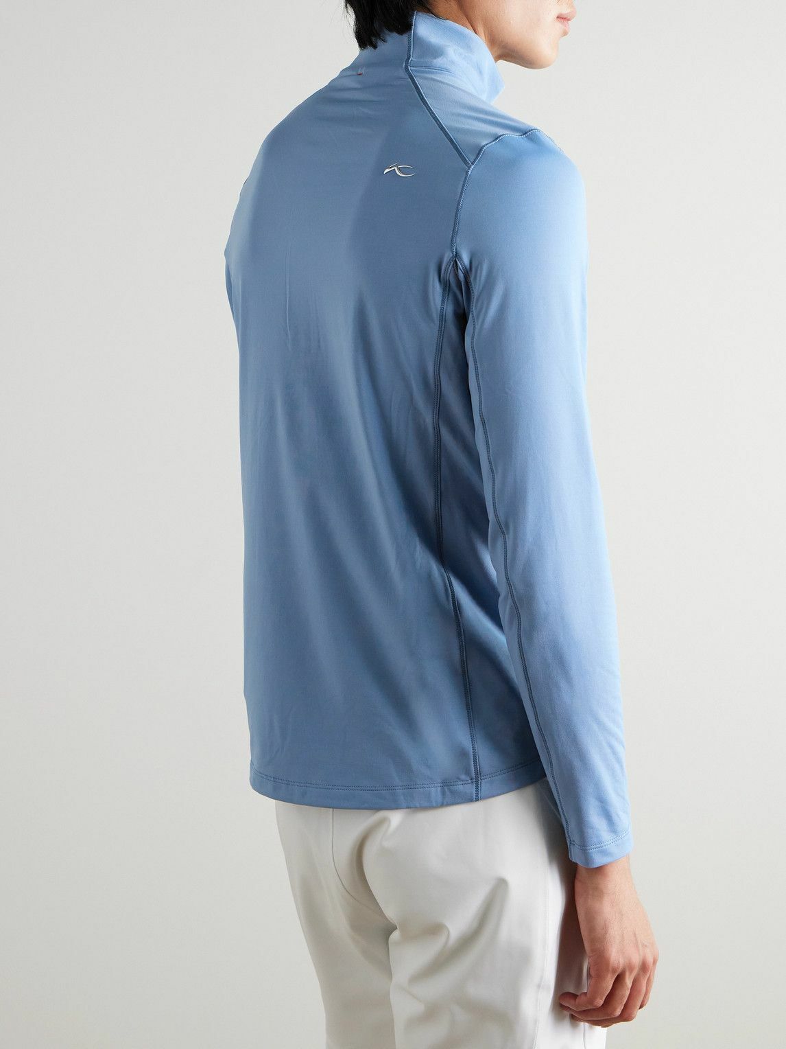Kjus - Trace 2.0 Stretch-Jersey Half-Zip Ski Mid-Layer - Blue
