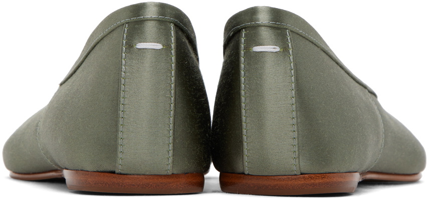 Maison Margiela Green Tabi Ballerina Flats
