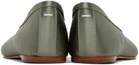 Maison Margiela Green Tabi Ballerina Flats