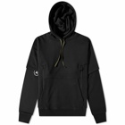 Acronym Men's Organic Cotton Hooded Sweatshirt in Black
