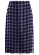 16 Arlington Este Printed Chiffon Skirt Violet