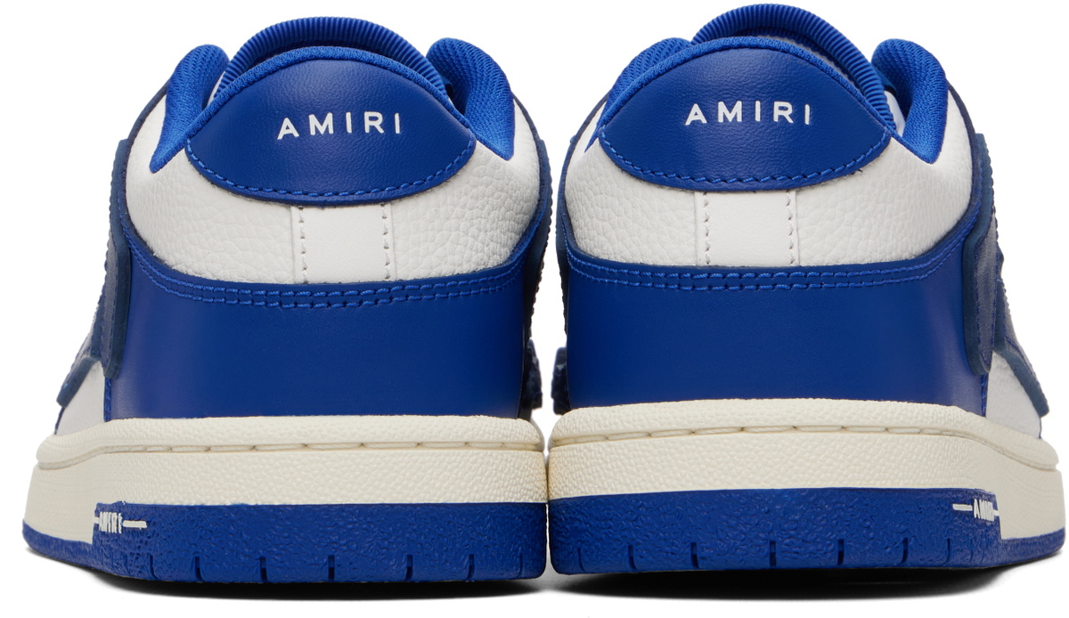 AMIRI Navy & White Skel Top Low Sneakers