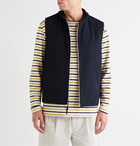 Mr P. - Padded Wool-Blend Gilet - Blue