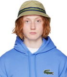 Lacoste Khaki Patch Bucket Hat