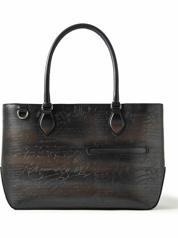 Photo: Berluti - Toujours Scritto Venezia Leather Tote Bag