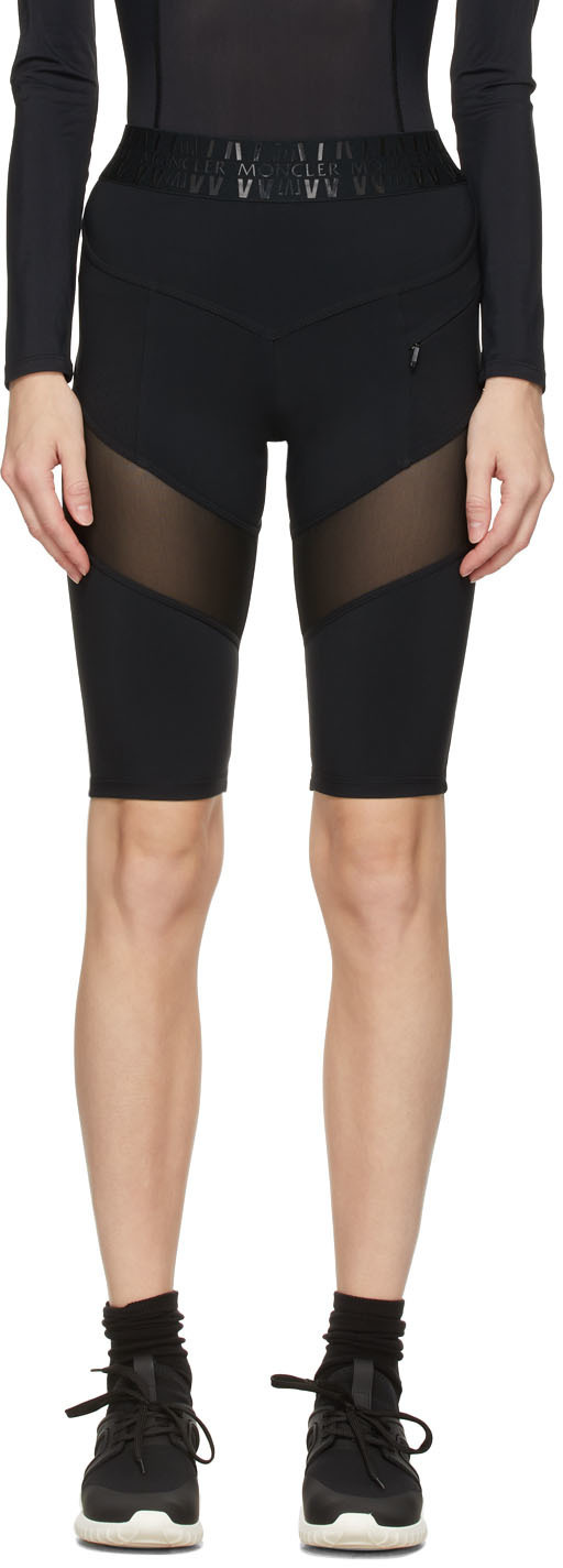 Checkered Wide Waistband Biker Shorts