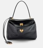 Balenciaga Rodeo Small croc-effect leather tote bag
