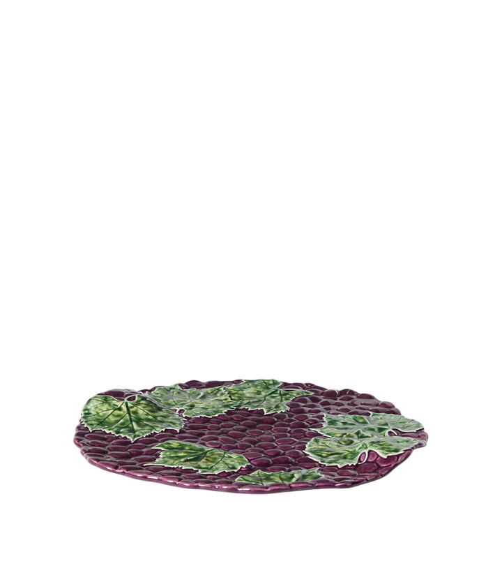 Photo: Bordallo Pinheiro Grapes earthenware platter
