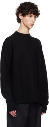 Jil Sander Black Crewneck Sweater