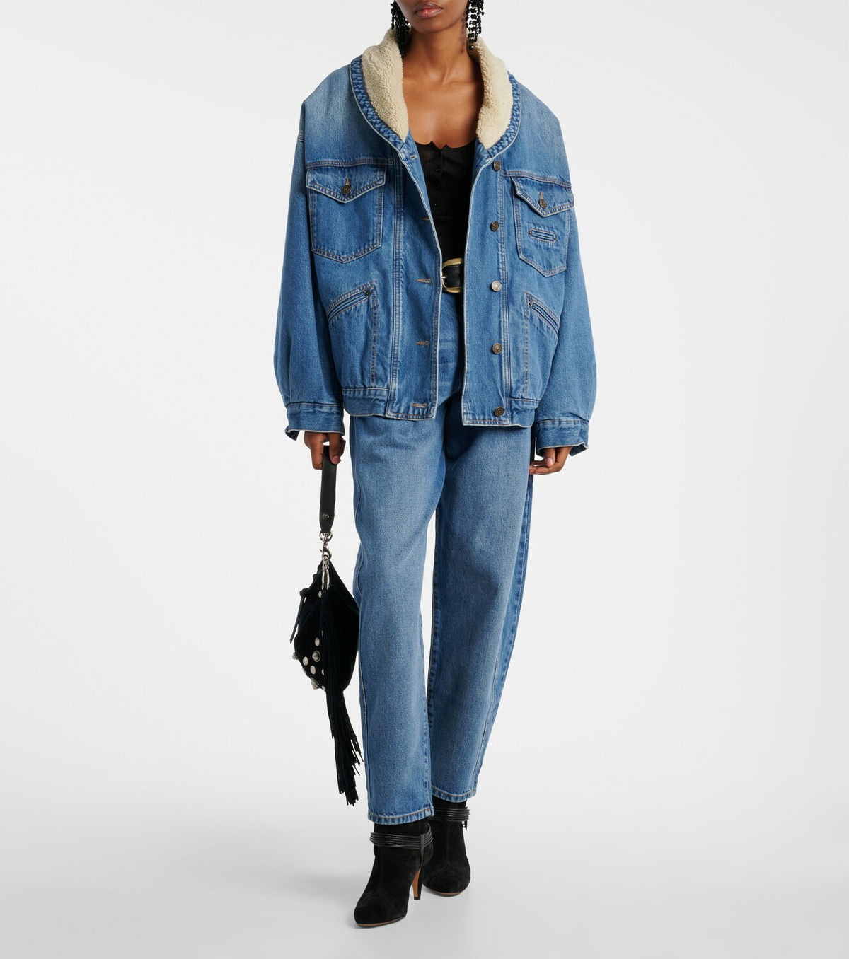 Isabel Marant Oriane barrel-leg jeans