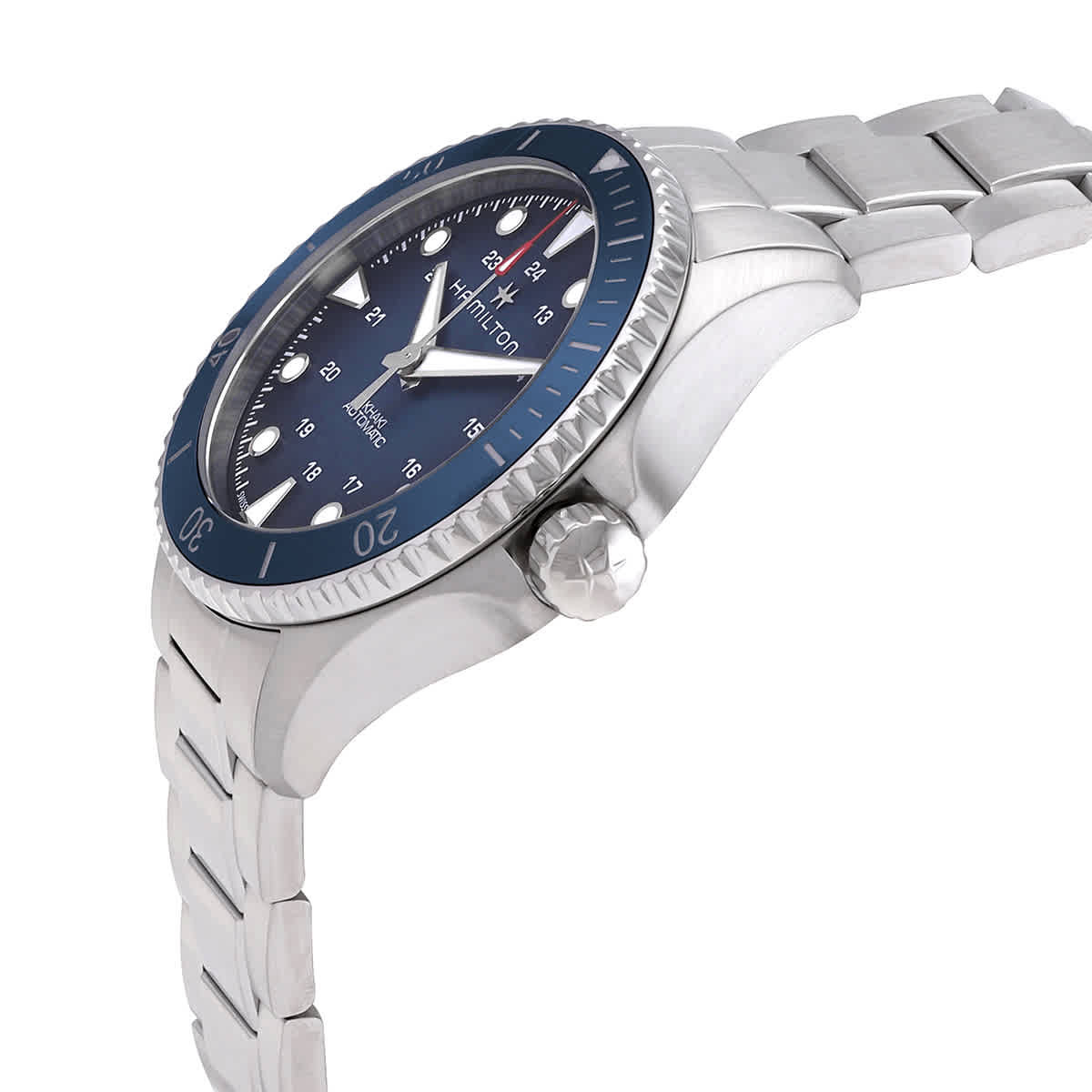 Hamilton Khaki Navy Scuba Automatic Blue Dial Mens Watch H82505140 Hamilton