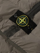 Stone Island - Logo-Appliquéd Webbing-Trimmed Quilted Shell Down Gilet - Brown