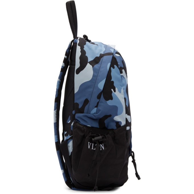 Valentino Garavani Camouflage Backpack In Blue, ModeSens
