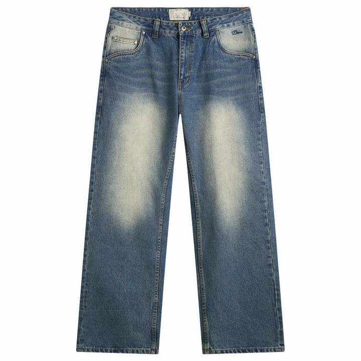 Photo: Dime Men's Relaxed Denim Jeans in Sandblasted Indigo