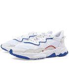 Adidas Men's Ozweego Sneakers in White/Team Royal Blue